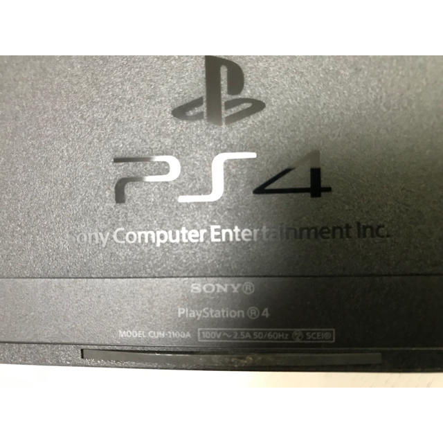 PlayStation4(プレイステーション4)のプレステ4 CUH1100A +コントローラー1個 エンタメ/ホビーのゲームソフト/ゲーム機本体(家庭用ゲーム機本体)の商品写真