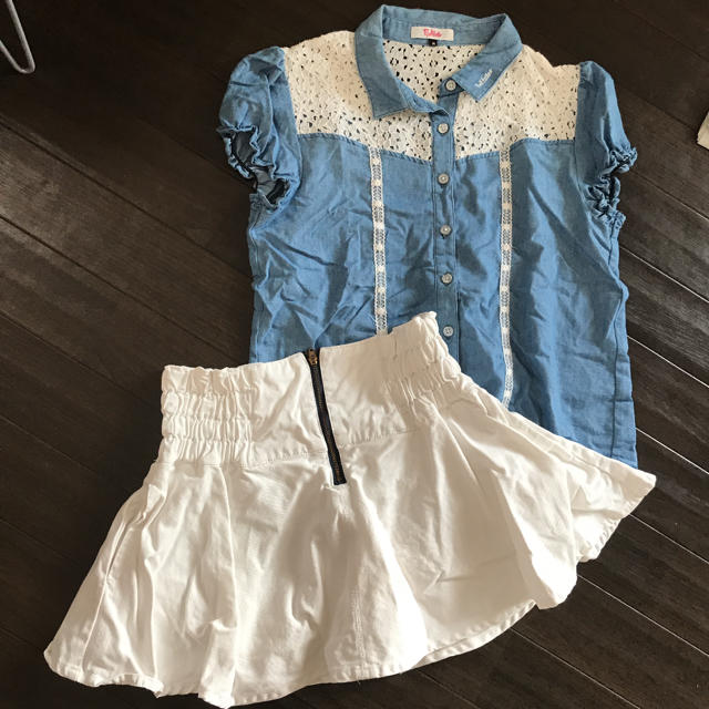 repipi armario(レピピアルマリオ)のレピピ   ピンクラテ  セット キッズ/ベビー/マタニティのキッズ服女の子用(90cm~)(スカート)の商品写真