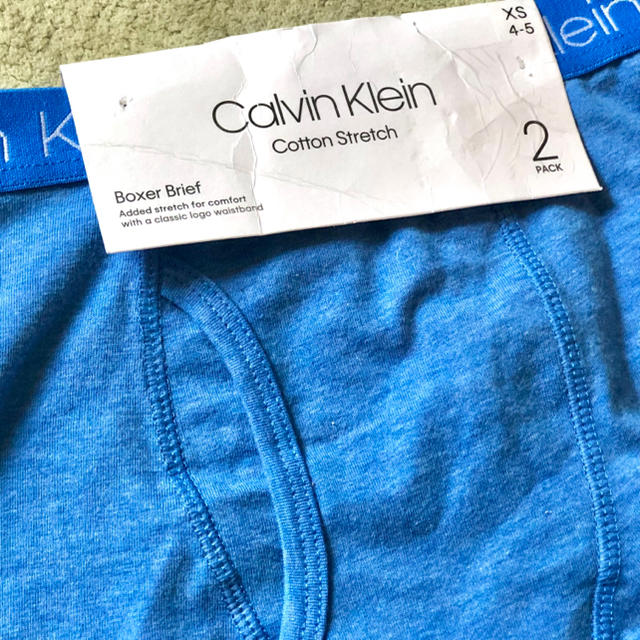 Calvin Klein(カルバンクライン)の✴︎新品✴︎カルバンクライン キッズサイズ ボクサーパンツ 下着  110 キッズ/ベビー/マタニティのキッズ服男の子用(90cm~)(下着)の商品写真