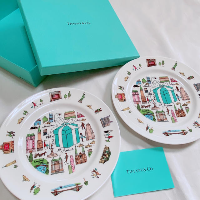 Tiffany & Co. - ティファニー 5thアベニュー プレート 2枚組の通販 by