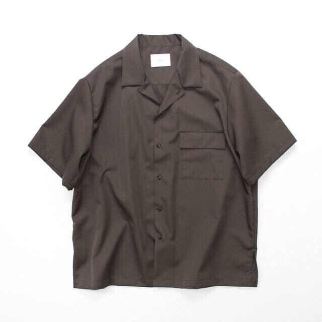 Wool Gabadine Down Pattern SS Shirtシャツ