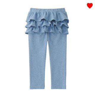 ユニクロ(UNIQLO)のユニクロ カットソーパンツ フリル 80㎝(パンツ)