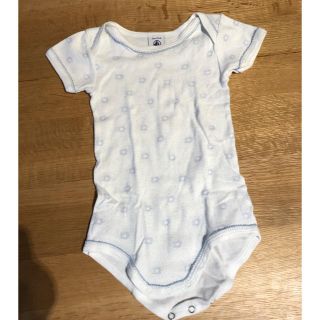 プチバトー(PETIT BATEAU)のプチバトー　ロンパース74cm (ロンパース)