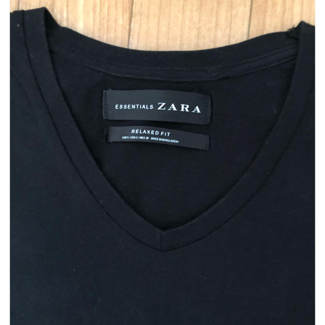 ZARA(ザラ)のZARA黒無地シャツ メンズのトップス(シャツ)の商品写真