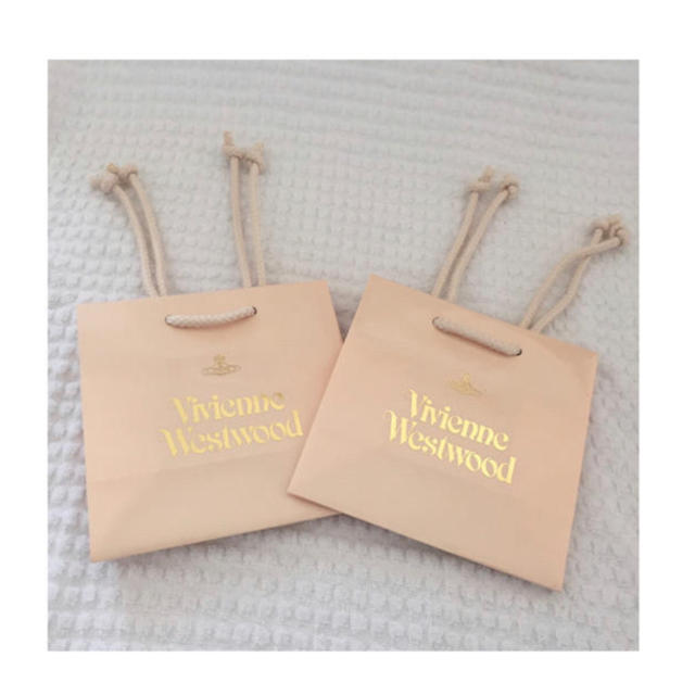 Vivienne Westwood(ヴィヴィアンウエストウッド)の正規vivienneショップ袋小２枚新品 レディースのバッグ(ショップ袋)の商品写真