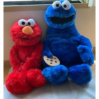 セサミストリート(SESAME STREET)の[グランドジャンボサイズ] セサミストリート エルモ♡クッキーモンスター(ぬいぐるみ)