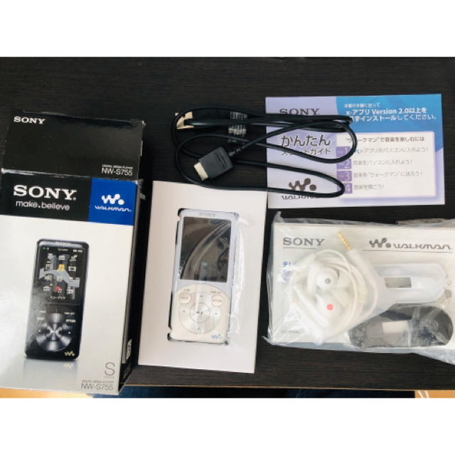 WALKMAN - SONYウォークマンNW-S755ホワイト16GBの通販 by タクヤ's shop｜ウォークマンならラクマ