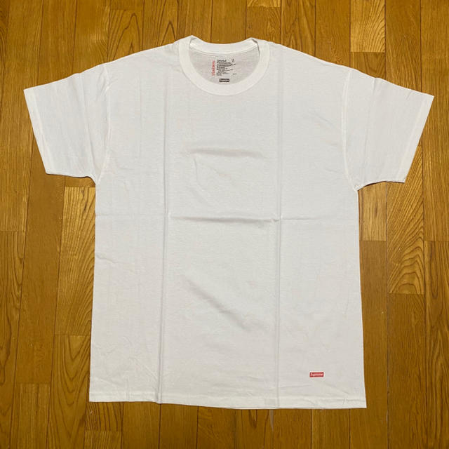 Supreme(シュプリーム)のSUPREME HANES TAGLESS TEES 白1枚 メンズのトップス(Tシャツ/カットソー(半袖/袖なし))の商品写真