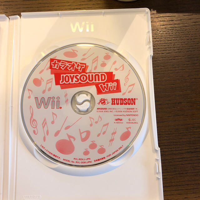 Wii(ウィー)のWiiソフト　カラオケジョイサウンド エンタメ/ホビーのゲームソフト/ゲーム機本体(家庭用ゲームソフト)の商品写真