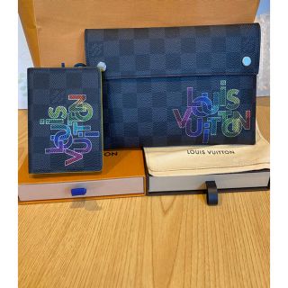 ルイヴィトン(LOUIS VUITTON)のルイヴィトン　カードケース　クラッチバッグセットLouisVuitton(セカンドバッグ/クラッチバッグ)