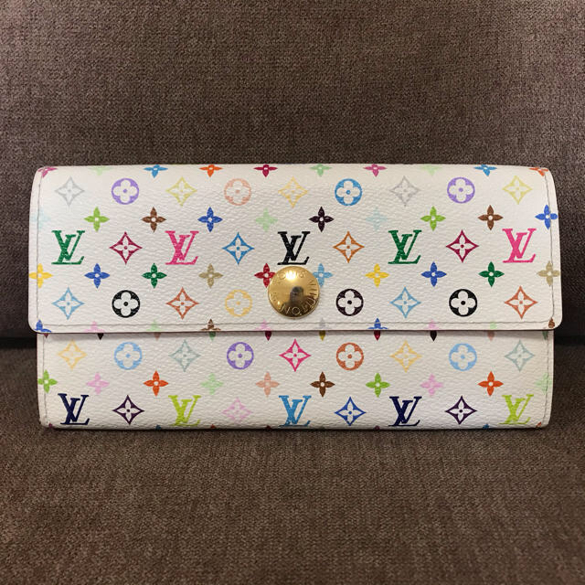 財布LOUIS VUITTON モノグラム マルチカラー ポルトフォイユ サラ