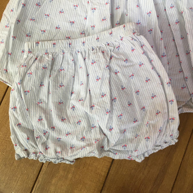 PETIT BATEAU(プチバトー)のセットアップ 67㎝ キッズ/ベビー/マタニティのベビー服(~85cm)(ワンピース)の商品写真