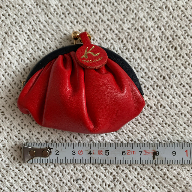 Kitamura(キタムラ)のキタムラ　赤コインケース　がま口　未使用新品 レディースのファッション小物(コインケース)の商品写真