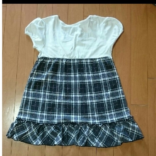 しまむら(シマムラ)の女児  チュニックシャツ  150cm キッズ/ベビー/マタニティのキッズ服女の子用(90cm~)(Tシャツ/カットソー)の商品写真