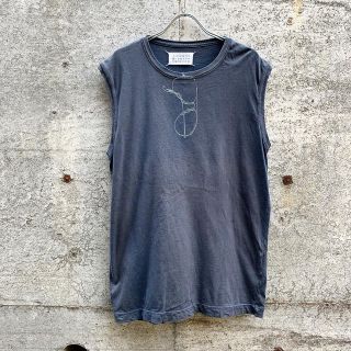 マルタンマルジェラ(Maison Martin Margiela)のmaison margiela メゾン マルジェラ タンクトップ ベスト シャツ(Tシャツ/カットソー(半袖/袖なし))