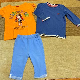 ダディオーダディー(daddy oh daddy)のダディオーダディ　ラグマート　３点セット　女の子　120cm 130cm(Tシャツ/カットソー)