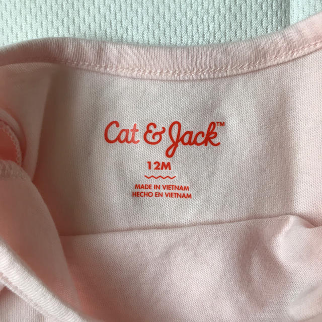 Target(ターゲット)の新品★cat&jackワンピース★サイズ12M キッズ/ベビー/マタニティのベビー服(~85cm)(ワンピース)の商品写真