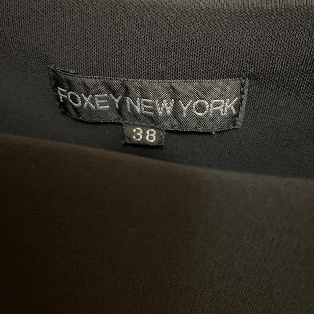FOXEY(フォクシー)のFOXY NEW YORKボートネックブラウス　38 美品 レディースのトップス(その他)の商品写真