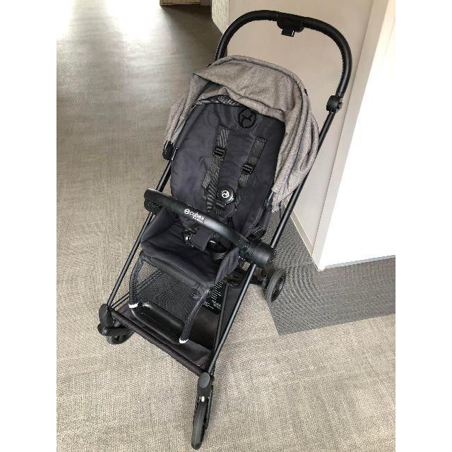 cybex(サイベックス)のきなこ様専用_cybex MIOS_ブラックフレーム×マンハッタングレー キッズ/ベビー/マタニティの外出/移動用品(ベビーカー/バギー)の商品写真