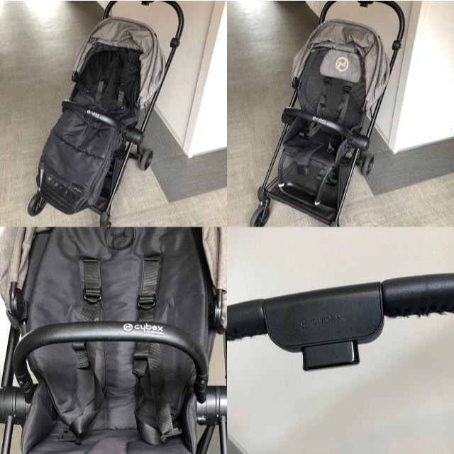 cybex(サイベックス)のきなこ様専用_cybex MIOS_ブラックフレーム×マンハッタングレー キッズ/ベビー/マタニティの外出/移動用品(ベビーカー/バギー)の商品写真