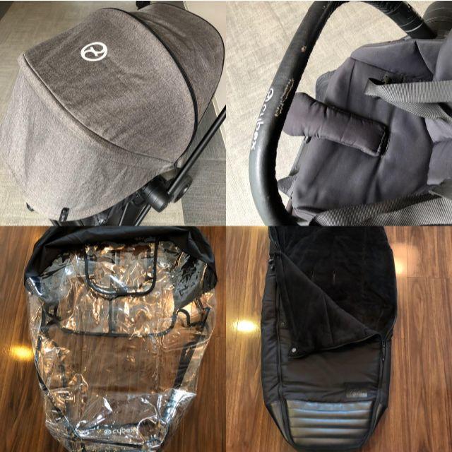 cybex(サイベックス)のきなこ様専用_cybex MIOS_ブラックフレーム×マンハッタングレー キッズ/ベビー/マタニティの外出/移動用品(ベビーカー/バギー)の商品写真