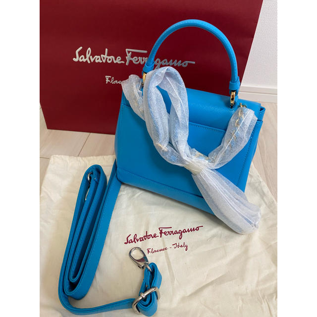 Salvatore Ferragamo - フェラガモ ショルダーバッグ ブルーの通販 by