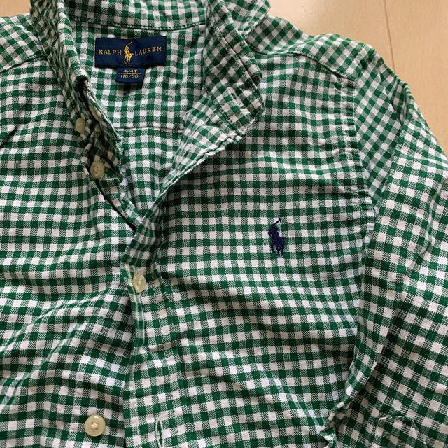 POLO RALPH LAUREN(ポロラルフローレン)のラルフローレン　ブラウス　4T 美品☆ キッズ/ベビー/マタニティのキッズ服男の子用(90cm~)(ブラウス)の商品写真