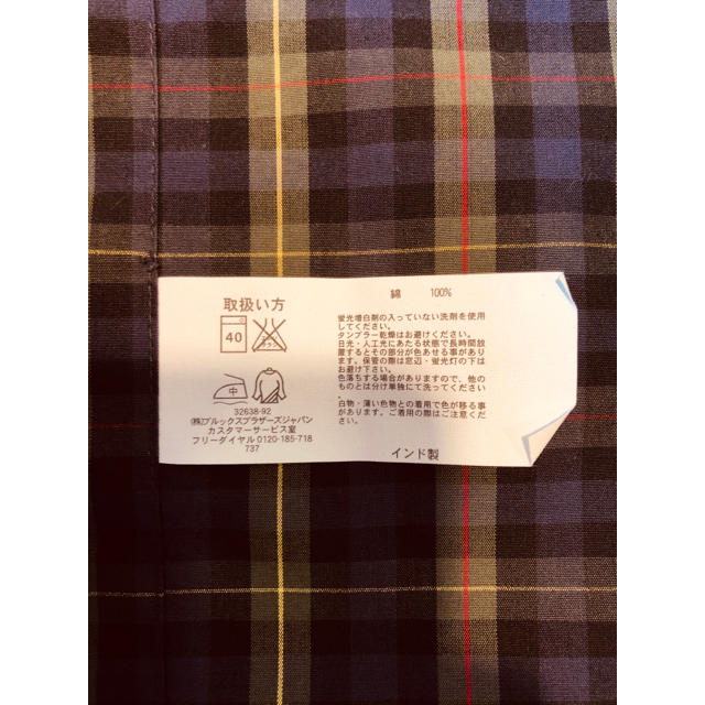 Brooks Brothers(ブルックスブラザース)の新品　Brooks Brothers　KIDSチェックシャツ キッズ/ベビー/マタニティのキッズ服男の子用(90cm~)(ブラウス)の商品写真