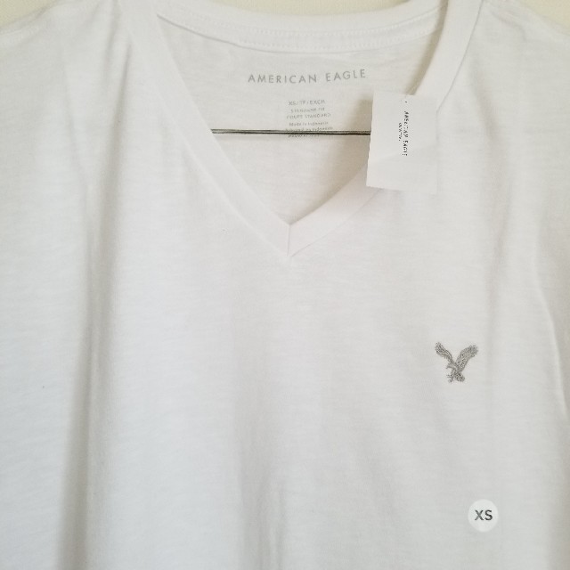 American Eagle(アメリカンイーグル)の【新品タグ付き】AMERICAN EAGLE　VネックTシャツ メンズのトップス(Tシャツ/カットソー(半袖/袖なし))の商品写真