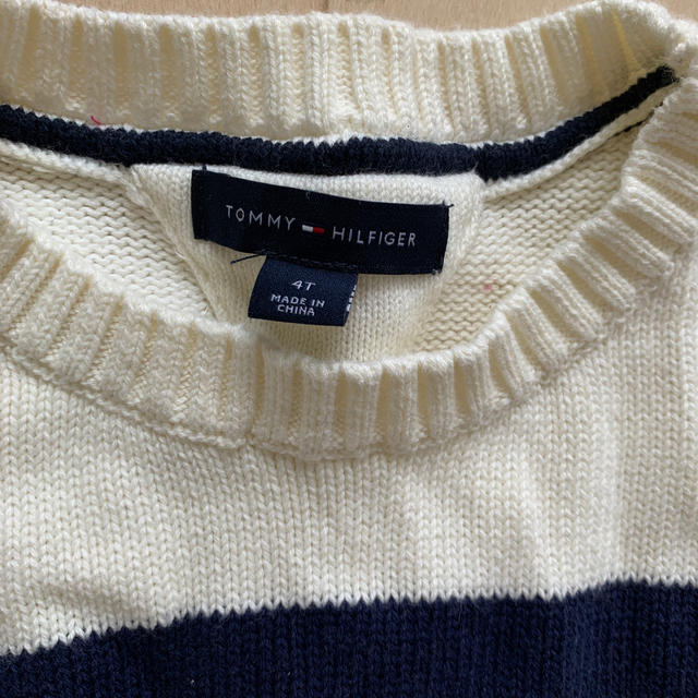 TOMMY HILFIGER(トミーヒルフィガー)のトミーヒルフィガー　4T 長袖ニット　美品☆ キッズ/ベビー/マタニティのキッズ服男の子用(90cm~)(ニット)の商品写真