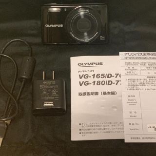 オリンパス(OLYMPUS)のやまさん様専用　デジカメ　OLYMPUS VG180 黒(コンパクトデジタルカメラ)