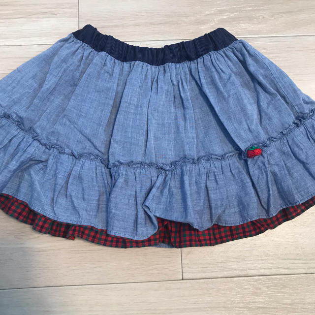 familiar(ファミリア)のファミリア  トップス♡リバーシブルスカート キッズ/ベビー/マタニティのキッズ服女の子用(90cm~)(スカート)の商品写真