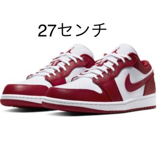 ナイキ(NIKE)のエアジョーダン 1 LOW GYM RED (スニーカー)