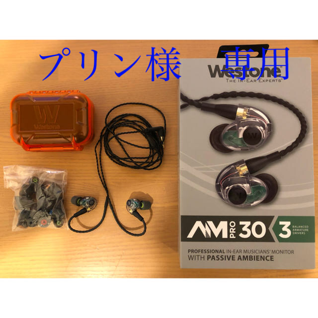 【値下げしました】westone AM pro 30 美品