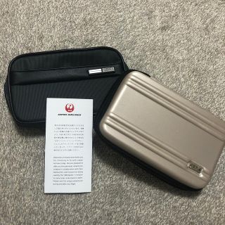 ゼロハリバートン(ZERO HALLIBURTON)のゼロハリ JAL コラボポーチ 非売品(旅行用品)