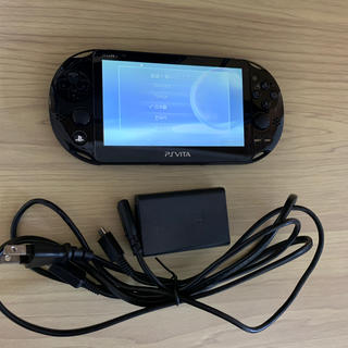 プレイステーションヴィータ(PlayStation Vita)のPS VITA 本体　PCH2000 ブラック　プレイステーション(家庭用ゲーム機本体)
