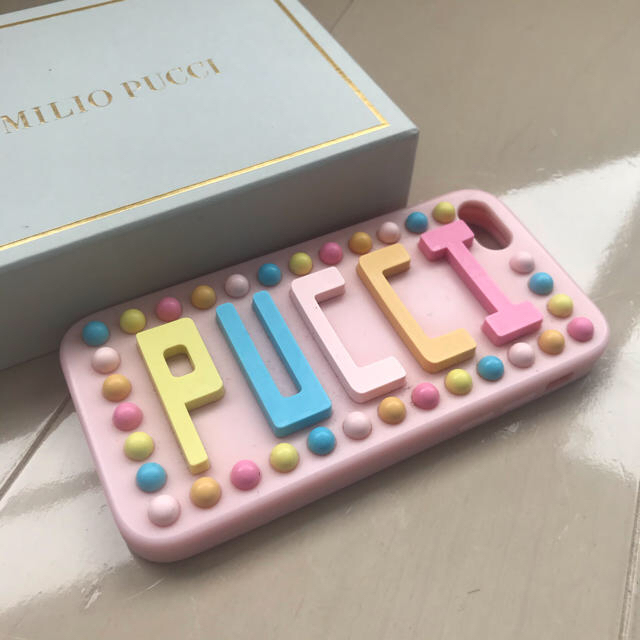 EMILIO PUCCI(エミリオプッチ)の箱&保存袋つき♡プッチ♡iphoneケース♡ スマホ/家電/カメラのスマホアクセサリー(iPhoneケース)の商品写真