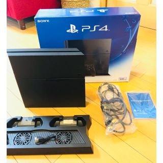 プレイステーション4(PlayStation4)のPS4 CUH-1200AB01 コントローラー無し ☆即日発送可(家庭用ゲーム機本体)