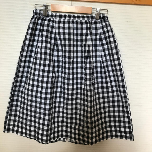ギンガムチェック　スカート レディースのスカート(ひざ丈スカート)の商品写真