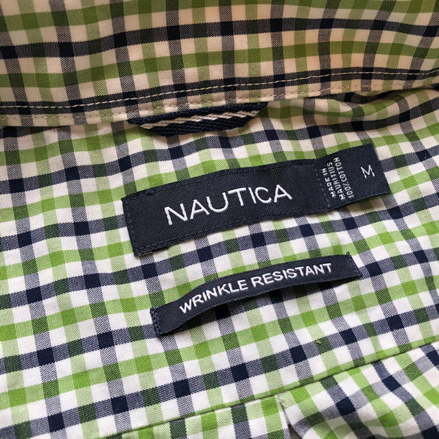 NAUTICA(ノーティカ)のNAUTICA ノーティカ　半袖シャツ メンズ Mサイズ　チェックシャツ メンズのトップス(シャツ)の商品写真