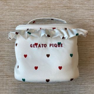 ジェラートピケ(gelato pique)のジェラートピケ☆バニティポーチ☆ハート柄(ポーチ)