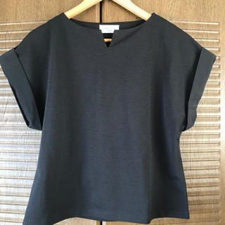 オペークドットクリップ(OPAQUE.CLIP)の涼感Tシャツ　ブラック(Tシャツ(半袖/袖なし))