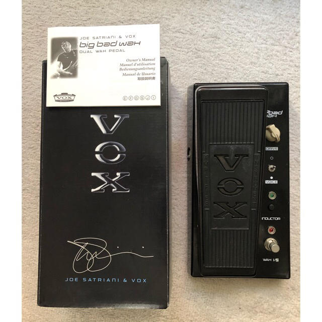 VOX(ヴォックス)の【最終値下げ】VOX WAHワウ bigbadwah JOESATRIANI  楽器のギター(エフェクター)の商品写真