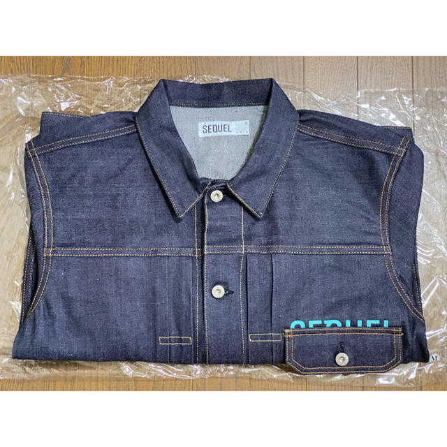 FRAGMENT(フラグメント)のfragment SEQUEL DENIM JACKET MINT BLUE M メンズのジャケット/アウター(Gジャン/デニムジャケット)の商品写真