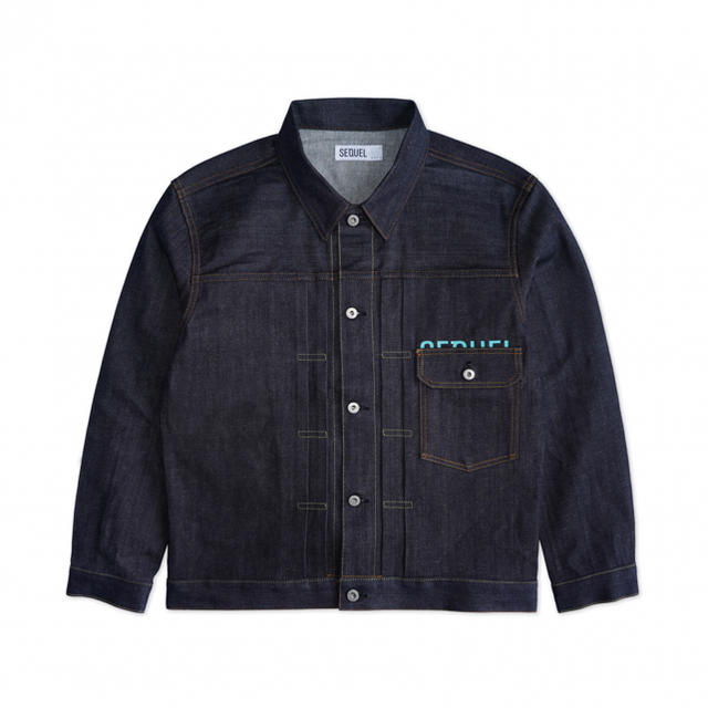 FRAGMENT(フラグメント)のfragment SEQUEL DENIM JACKET MINT BLUE M メンズのジャケット/アウター(Gジャン/デニムジャケット)の商品写真