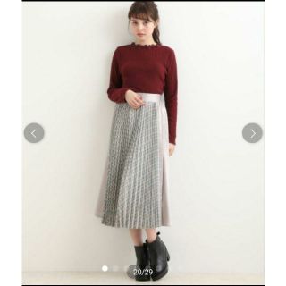 マジェスティックレゴン(MAJESTIC LEGON)のTimeSALE新品♡マジェスティックレゴン   プリーツ×サテンロングスカート(ロングスカート)