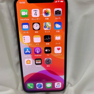 アップル(Apple)のiPhone X. 64G 正常動作品(スマートフォン本体)