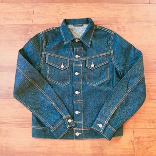 ヌーディジーンズ(Nudie Jeans)のNudie jeans リジットデニムジャケット MADE IN ITALY(Gジャン/デニムジャケット)