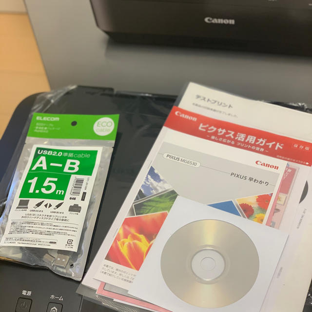 Canon(キヤノン)のcanon AirPrint プリンター　PIXUS　MG6530 スマホ/家電/カメラのPC/タブレット(PC周辺機器)の商品写真