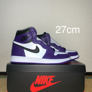 ナイキ(NIKE)の値下げ可 nike  aj1 court purple(スニーカー)